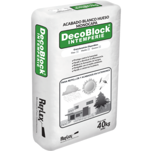 DecoBlock Acabado Blanco Monocapa Intemperie