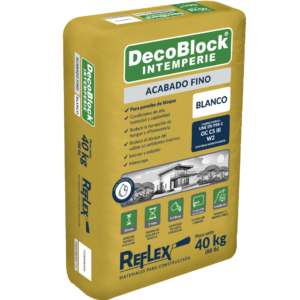 DecoBlock® Intemperie Acabado Blanco Fino